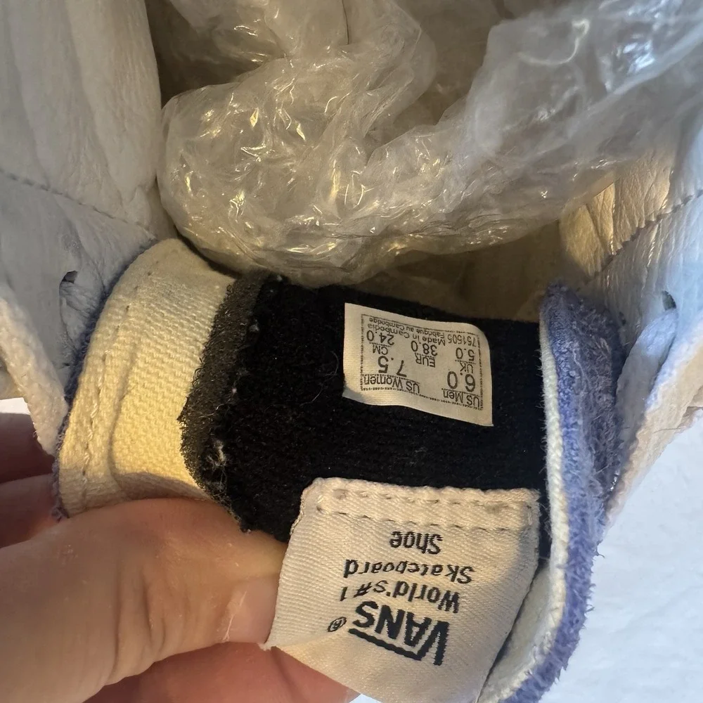vans sk8 hi Indigo Blue Size 6